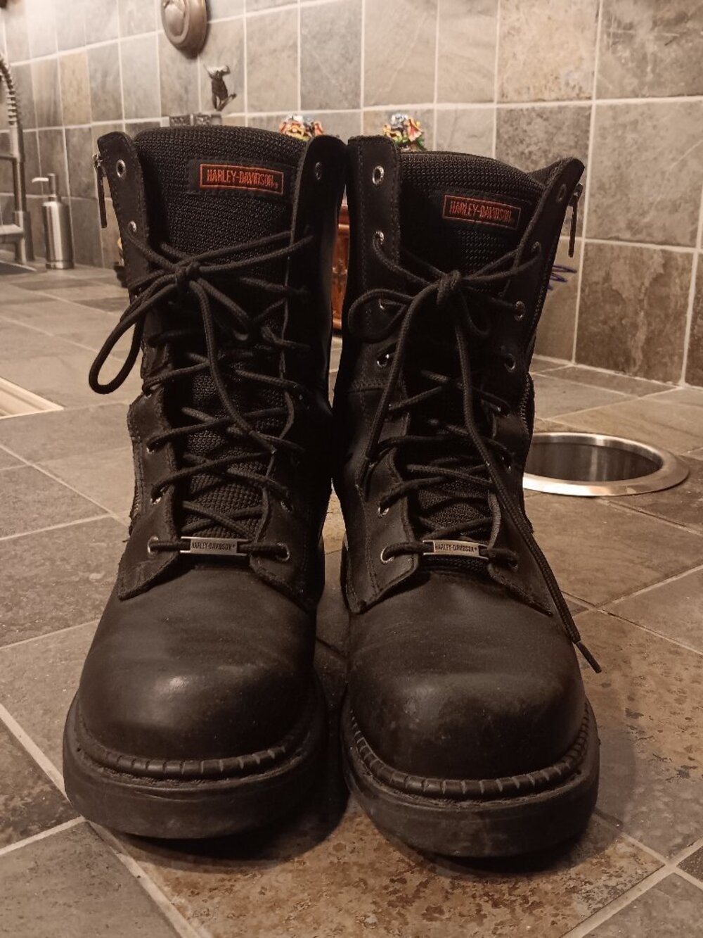 Mens Harley Davidson riding boots 11